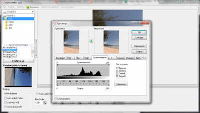 Screenshot of the application Able RAWer - #5