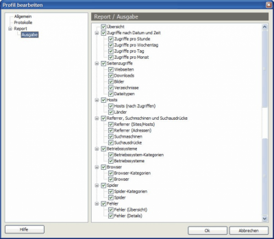 Screenshot of the application HTTP LogStat - #3