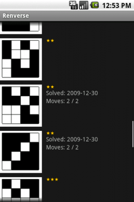 Screenshot of the application Renverse - #2