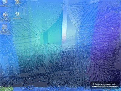Screenshot of the application Icy Christmas Screensaver - #2
