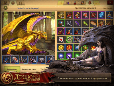 Screenshot of the application Dragons of Eternity - #8