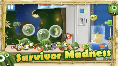Screenshot of the application Playing Fruit and Bubbles - #10