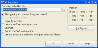 Screenshot of the application Double Commander Portable - #3