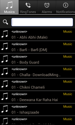 Screenshot of the application Mp3 Cutter & Ringtone Maker - #2