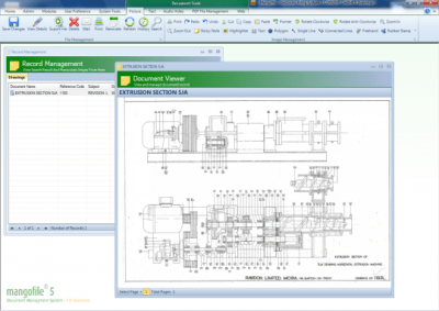 Screenshot of the application Mangofile - #4