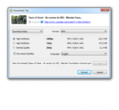 Screenshot of the application 4K Video to MP3 Portable - #2