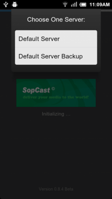 Screenshot of the application SopCast - #3