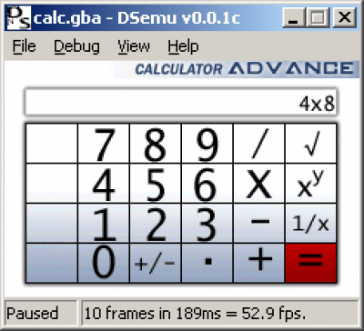Screenshot of the application DSemu - #4