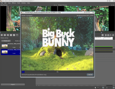 Screenshot of the application VideoLAN Movie Creator - #3