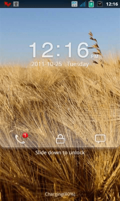 Screenshot of the application GO Locker Classic Theme - #2