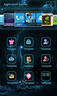 Screenshot of the application GO SMS Pro Slayer ThemeEX - #4