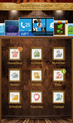 Screenshot of the application GO SMS Pro PCastle ThemeEX - #5