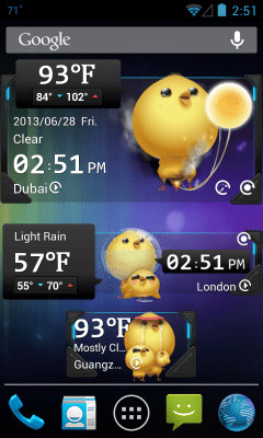 Screenshot of the application Cute Chicken Reward Theme - #3