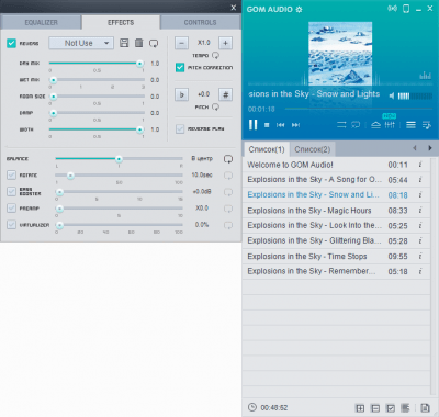 Screenshot of the application GOM Audio - #3
