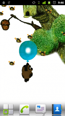 Screenshot of the application Winnie the Pooh and the Bees Live Wallpaper - #2