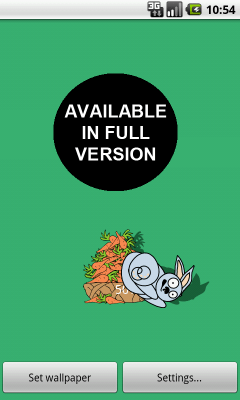 Screenshot of the application Rabbit Live Wallpaper HD for FREE - #4