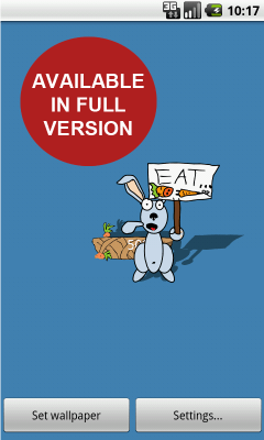 Screenshot of the application Rabbit Live Wallpaper HD for FREE - #6