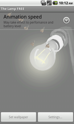 Screenshot of the application TheLamp - HD live wallpaper - #4
