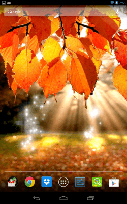 Screenshot of the application Autumn Light - #5