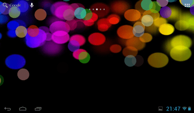 Screenshot of the application LWP circles - #9