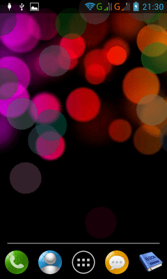 Screenshot of the application LWP circles - #14
