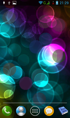Screenshot of the application LWP circles - #15