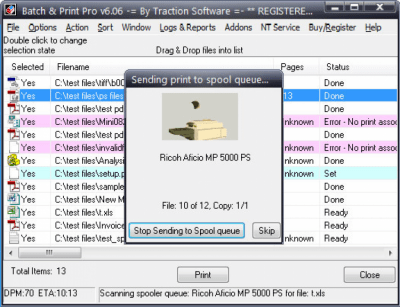 Screenshot of the application Batch and Print Pro - #3