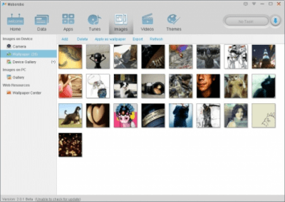 Screenshot of the application MoboMarket (Moborobo) - #2