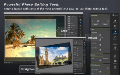 Screenshot of the application Fotor - #2