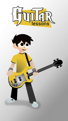 Screenshot of the application Guitar lessons - #3