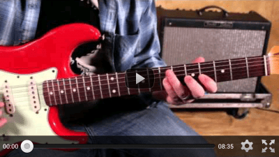 Screenshot of the application Guitar lessons - #5