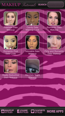 Screenshot of the application Beauty Makeup Tutorials - #4