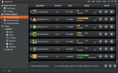 Screenshot of the application AppRevels - #6
