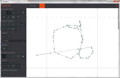 Screenshot of the application BirdFont for Windows - #5