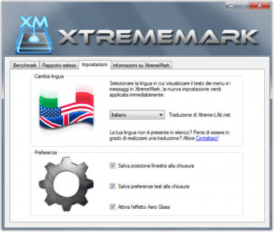 Screenshot of the application XtremeMark Portable - #3