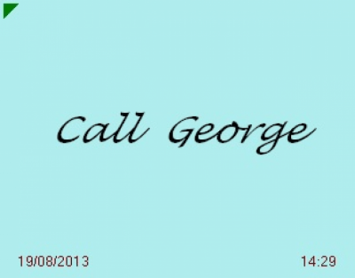 Screenshot of the application AutoPostit2 - #2