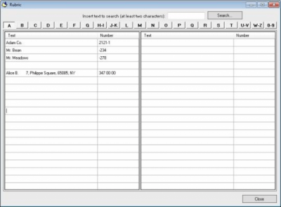 Screenshot of the application AutoPostit2 - #5