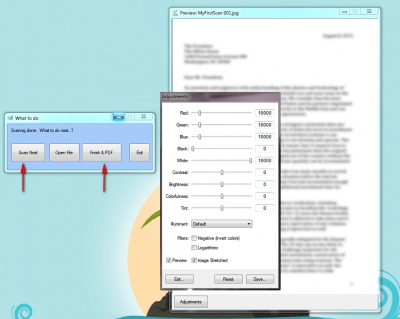 Screenshot of the application QuickScan - #3