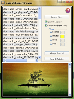 Screenshot of the application Auto Wallpaper - #2