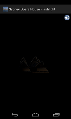 Screenshot of the application Sydney Opera House Flashlight - #2