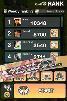 Screenshot of the application LINE Dragon Flight - #2