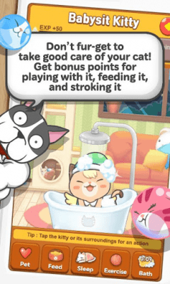 Screenshot of the application LINE PongPongPong - #4