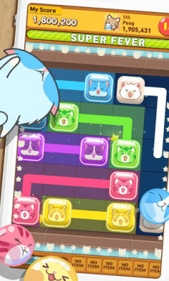Screenshot of the application LINE PongPongPong - #21