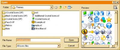 Screenshot of the application Bee Icons - #2