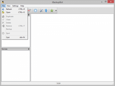 Screenshot of the application iBackupBot - #2