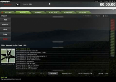 Screenshot of the application MP3MyMP3 - #2