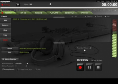 Screenshot of the application MP3MyMP3 - #3