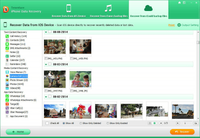 Screenshot of the application UltData (iPhone Data Recovery) - #2
