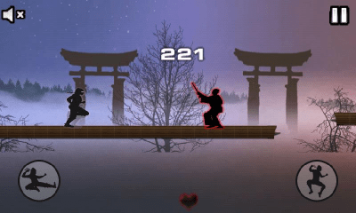 Screenshot of the application Ninja: Running game - #3