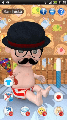 Screenshot of the application A child with glasses - #3
